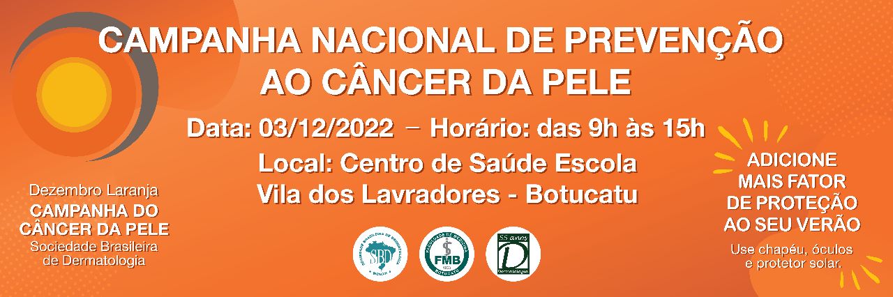 Dermatologia da FMB Unesp realiza Campanha de Prevenção ao Câncer da