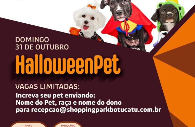 Shopping Park Botucatu promove Halloweenpet