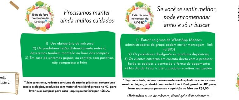 Feira no Campus da Unesp em Botucatu volta a ser presencial