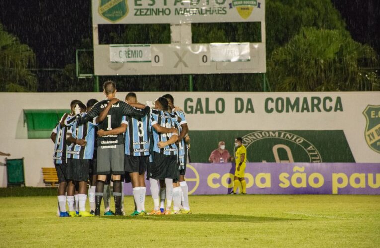 Grêmio derrota Mixto por 2 a 0 na estreia da Copa São Paulo