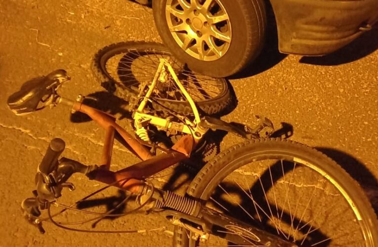 Colisão entre carro e bicicleta deixa adolescente ferido em Botucatu