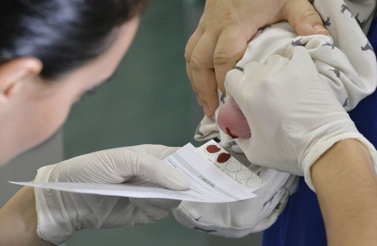 Campanha Junho Lilás alerta para importância do teste do pezinho