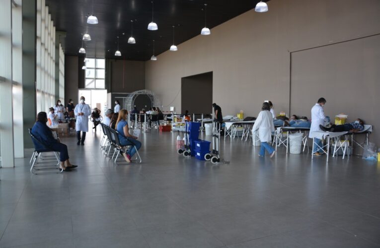 Em apenas um dia, ação do Hemocentro no Shopping Park Botucatu coleta mais de 130 bolsas de sangue