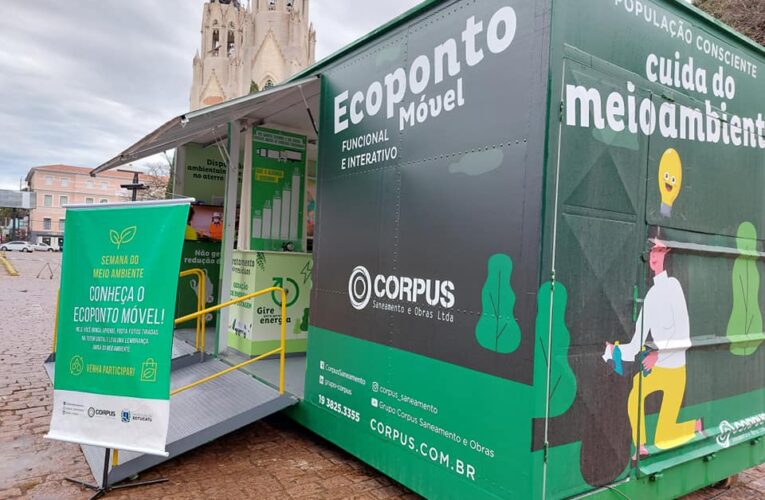 Ecoponto Móvel estimula à cidadania no Junho Verde em Botucatu
