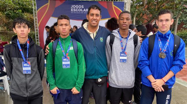 Velocista Botucatuense conquista duas medalhas nos Jogos Escolas do Estado em Praia Grande