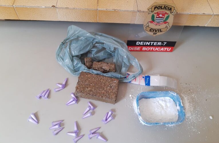 Operação da DISE apreende grande quantidade de droga em Botucatu; um homem foi preso