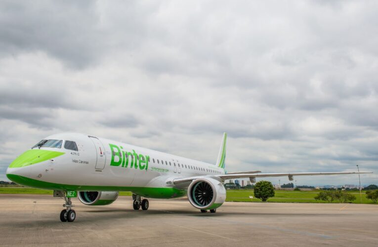 Embraer confirma encomenda da Binter para cinco aeronaves E195-E2 anunciada esta semana