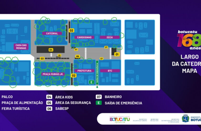 Trânsito no Largo da Catedral em Botucatu terá alterações a partir de domingo, 09