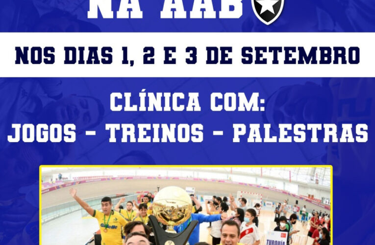 AAB recebe a Seleção Brasileira de Futsal Down em setembro
