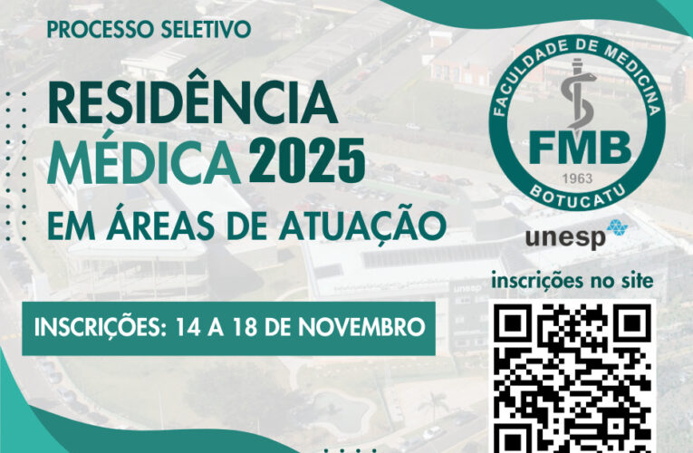 Unesp Botucatu encerra hoje (18) inscrições para programas de residência médica