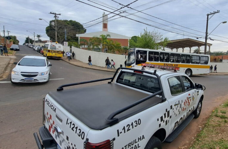 Polícia Militar intensifica patrulhamento escolar em Botucatu no segundo semestre letivo