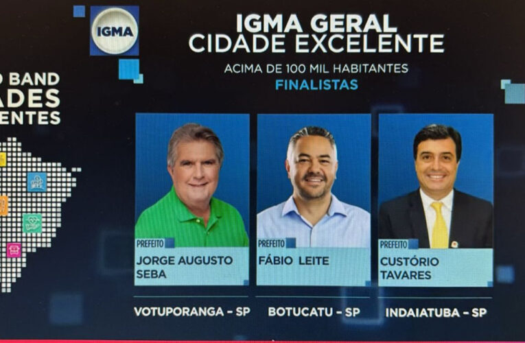 Botucatu vence o prêmio “Band Cidades Excelentes” 2025