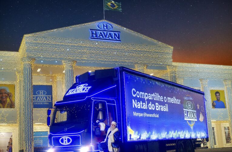 Carreata de Natal da Havan chega a Botucatu nesta quinta-feira