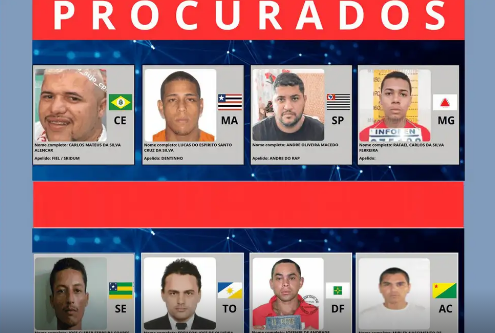 Ministério da Justiça lança site com foragidos mais procurados do país