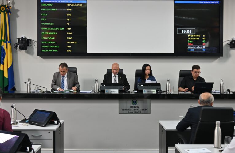 Câmara de Botucatu aprova orçamento de R$ 893,4 milhões para 2026 e adia votação de empréstimo