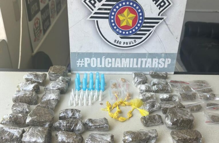 Polícia Militar prende autor por tráfico de drogas e apreende entorpecentes em Botucatu