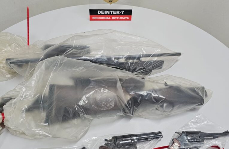 Operação recolhe cinco armas de fogo durante ação de desarmamento em Botucatu