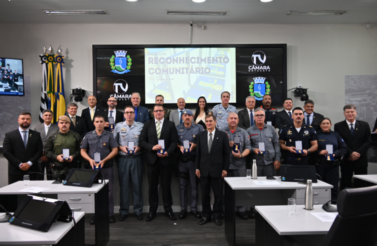 Câmara entrega “Medalha Reconhecimento Comunitário de Segurança”