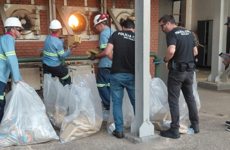 DISE de Botucatu incinera mais de 300 quilos de drogas