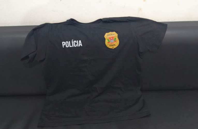 Homem é preso em Itatinga por uso indevido de camiseta da Polícia Civil