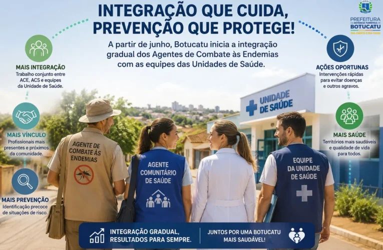 Agentes de Combate às Endemias passam a integrar a equipe das Unidades de Saúde 