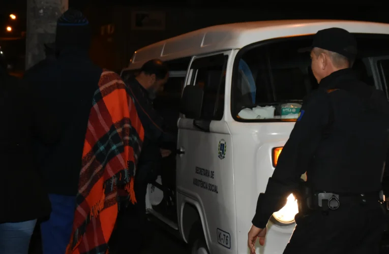 Frio mobiliza força-tarefa em Botucatu para acolhimento de pessoas em situação de rua