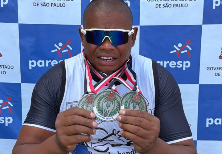 Paratleta botucatuense conquista três ouros em disputa realizada em São Paulo